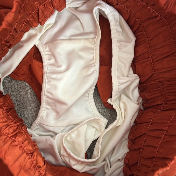 Automet Women's Burnt Orange High-Waisted Athletic Shorts - Picture 6 of 6